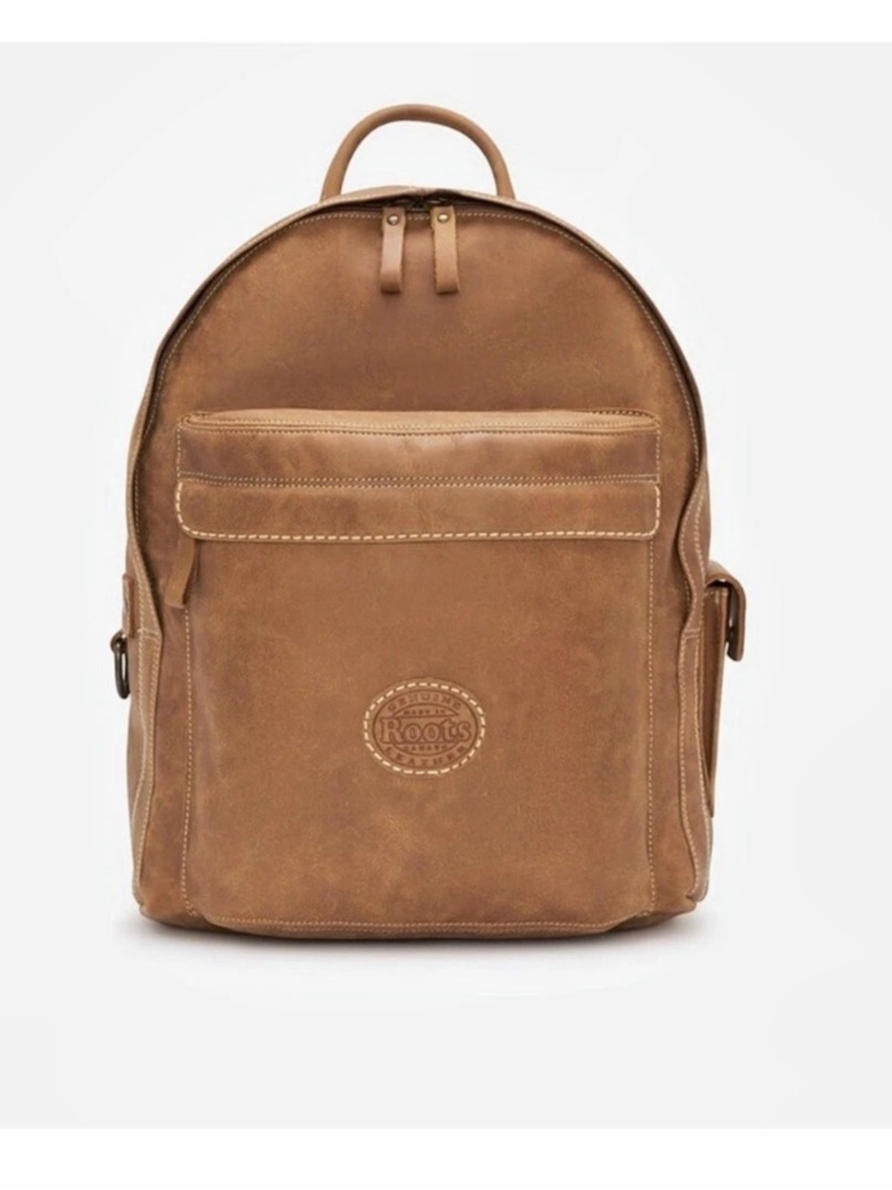 Roots Chelsea Pack Tribe Leather Backpack in Brown
